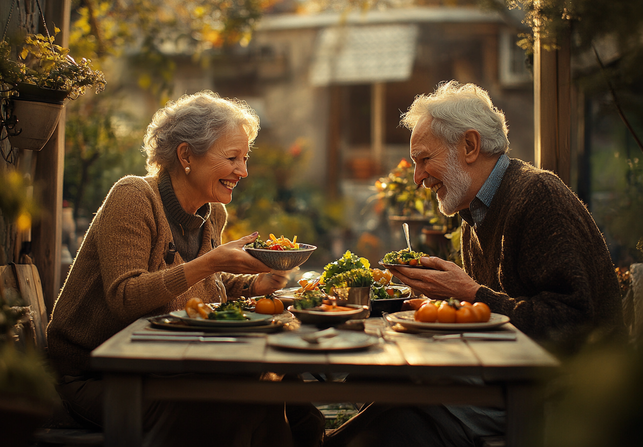 Українська світлиця з традиційними стравами